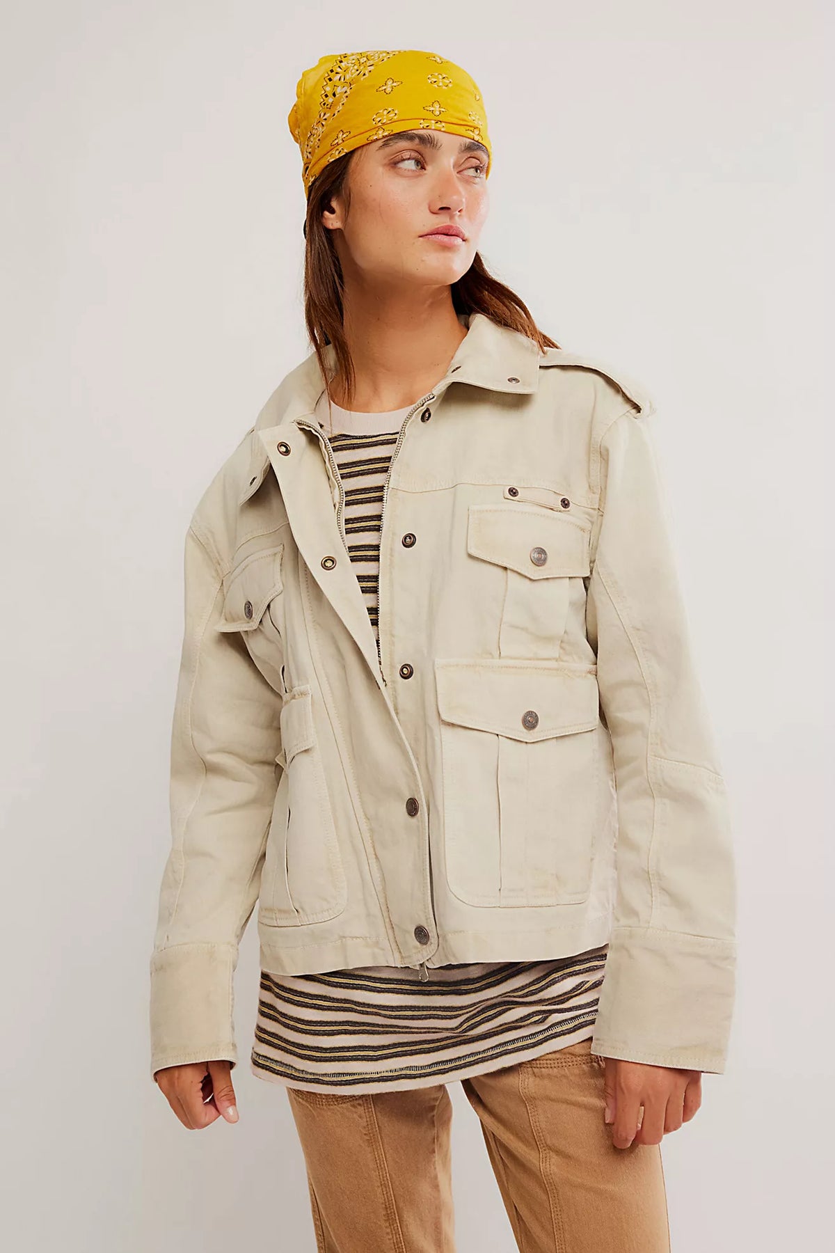 Free People Kali Washed Jacket