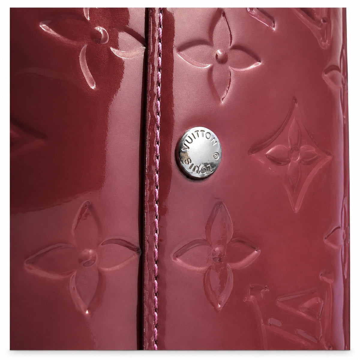 Louis Vuitton red monogram vernis long wallet