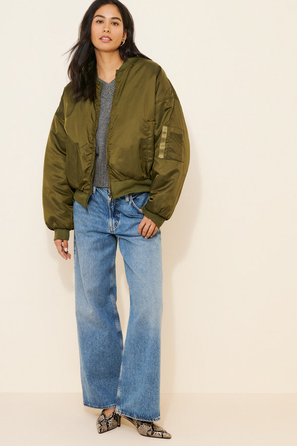 Free People Lioness Essential Bomber Jacket
