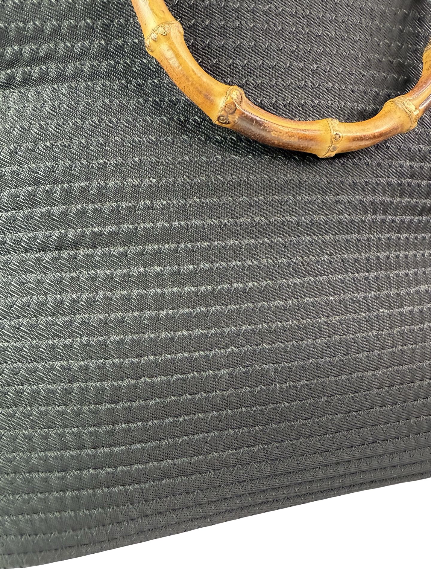 GUCCI Bamboo Handle Tote Bag Black