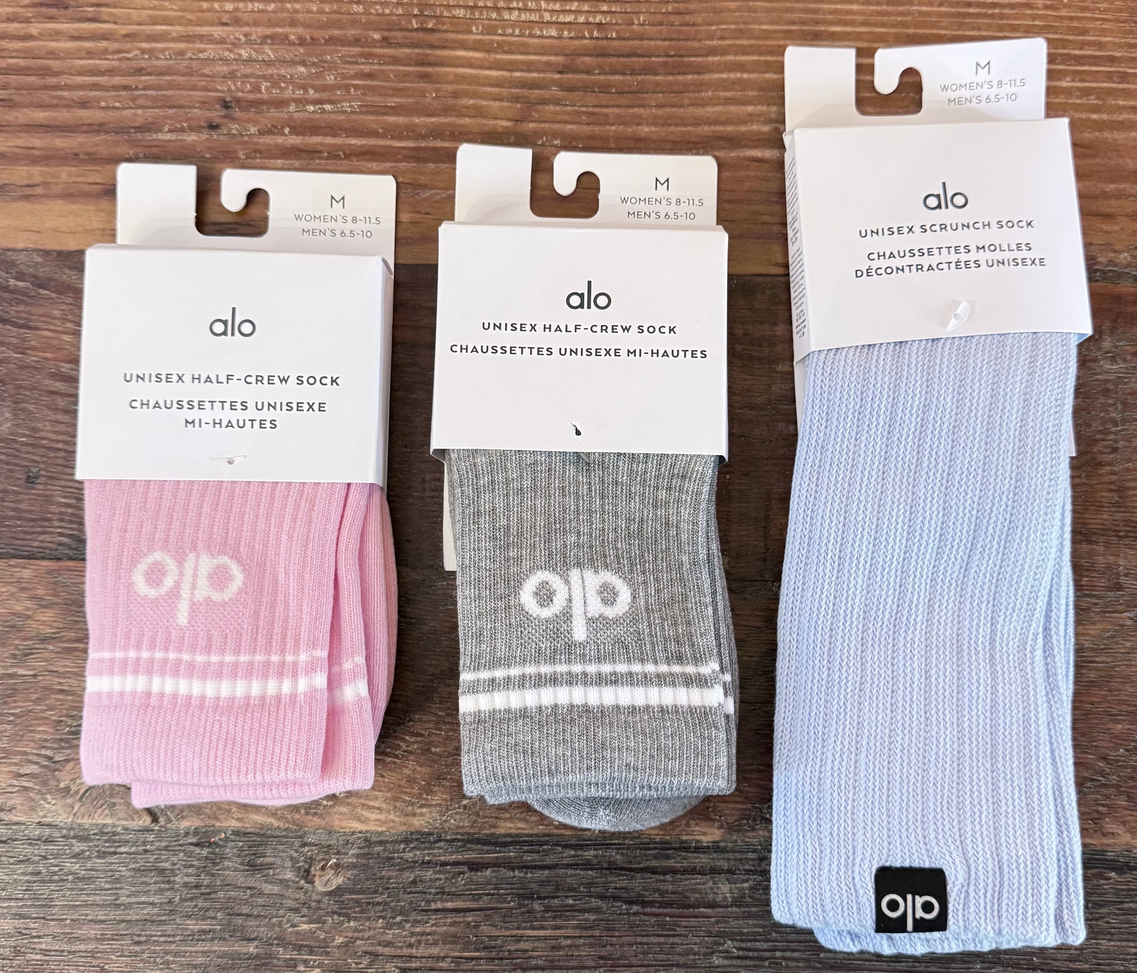 Alo Yoga Unisex Performance Crew Socks – New With Tags | Multiple Colors
