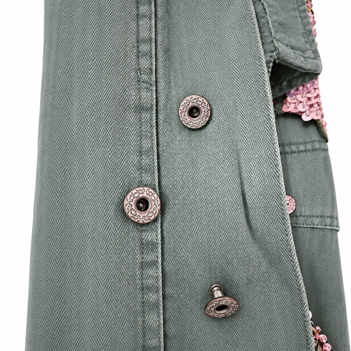 Aratta Grant sage embellished jacket