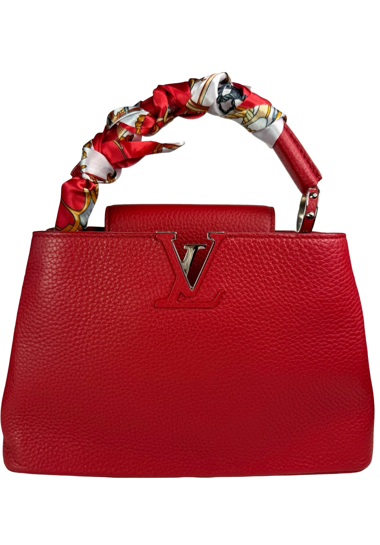 LOUIS VUITTON LV Taurillon Capucines PM