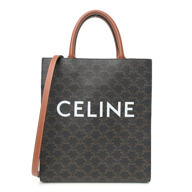CELINE SMALL VERTICAL TRIOMOPHE CANVAS TOTE 2019