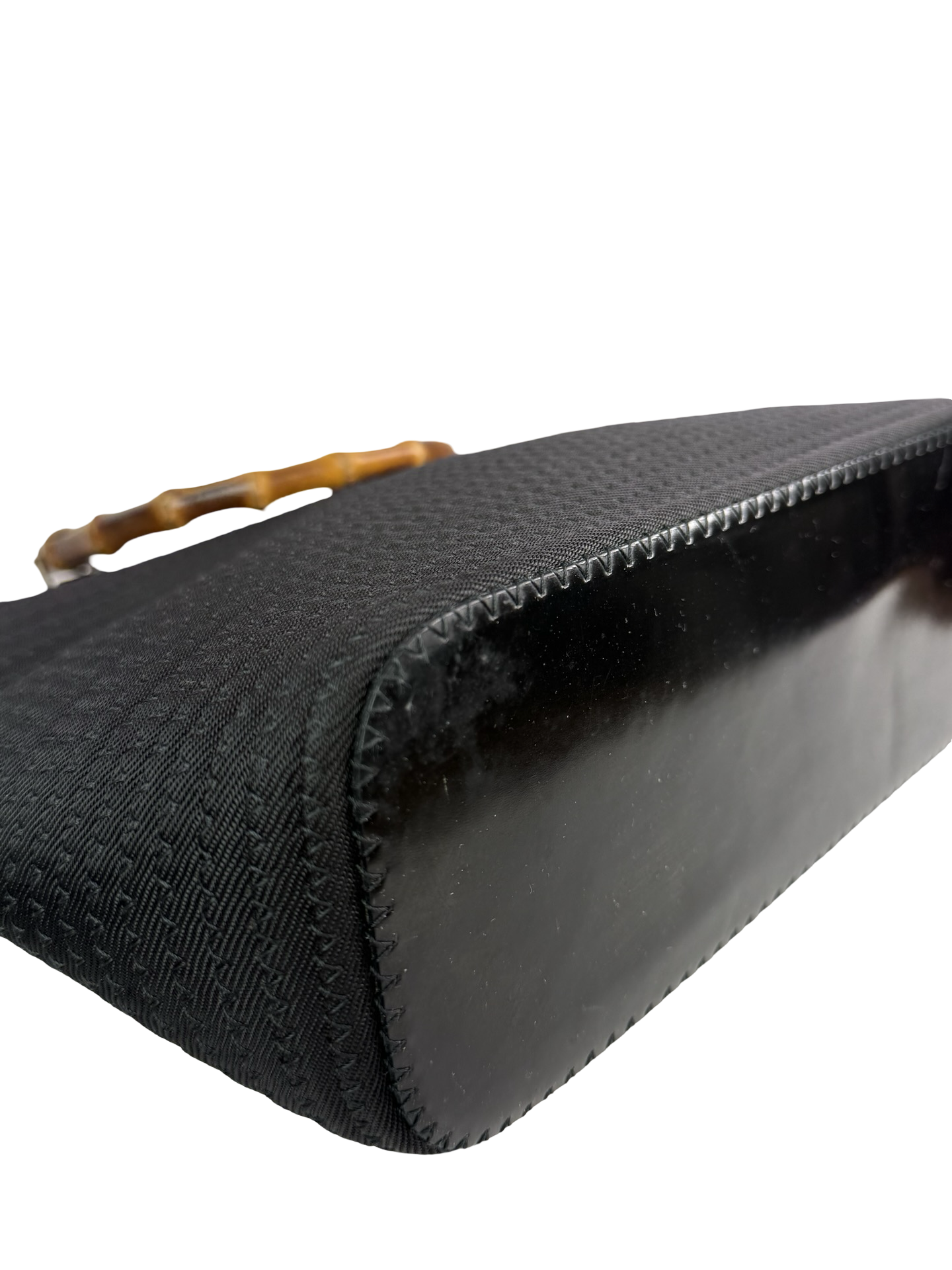 GUCCI Bamboo Handle Tote Bag Black