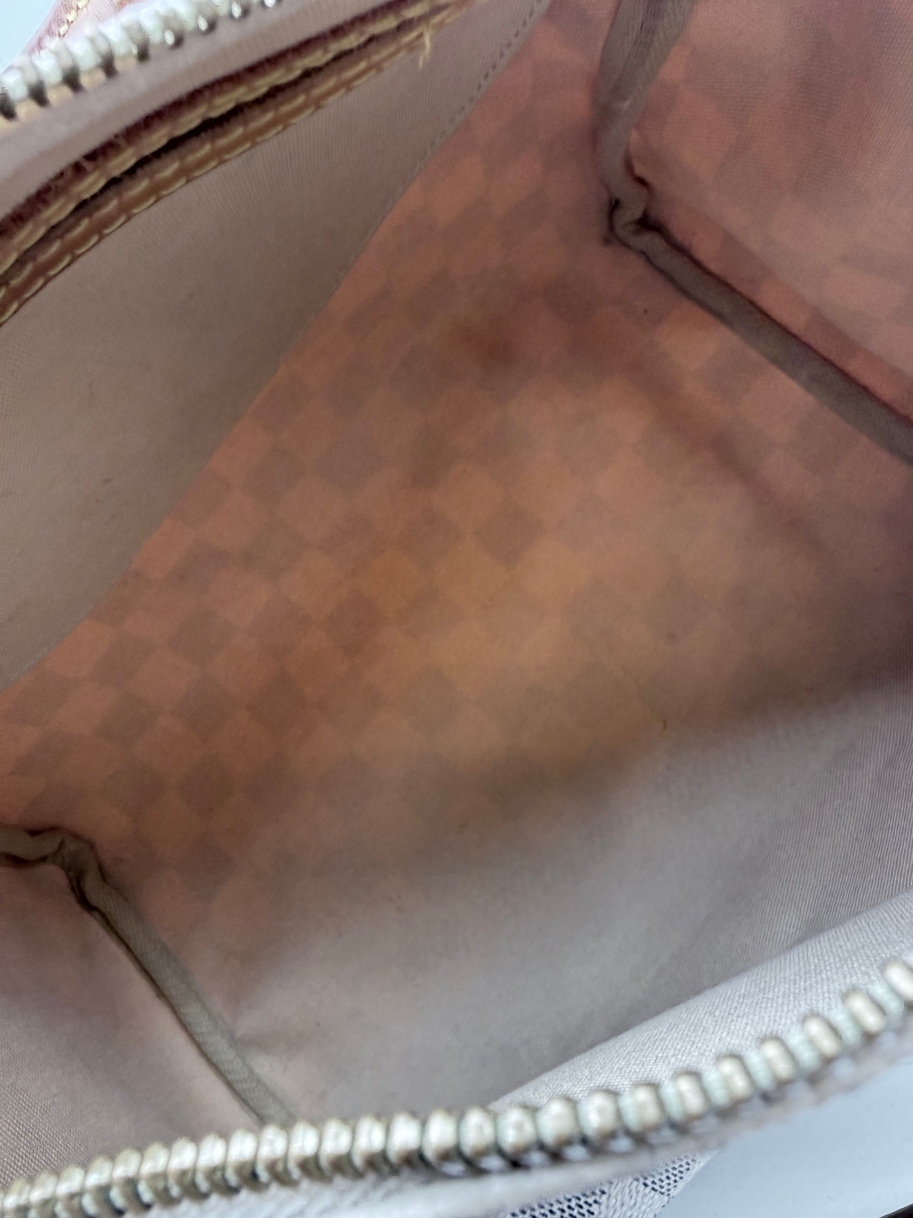 Authentic Louis Vuitton Speedy 25 Damier Azur Handbag
