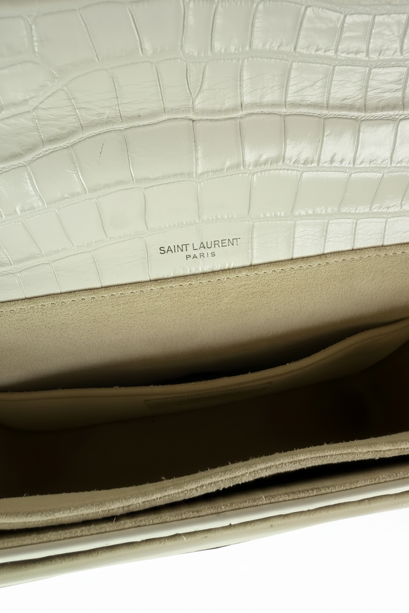 SAINT LAURENT YSL Medium Embossed Bellechasse Crossbody Bag
