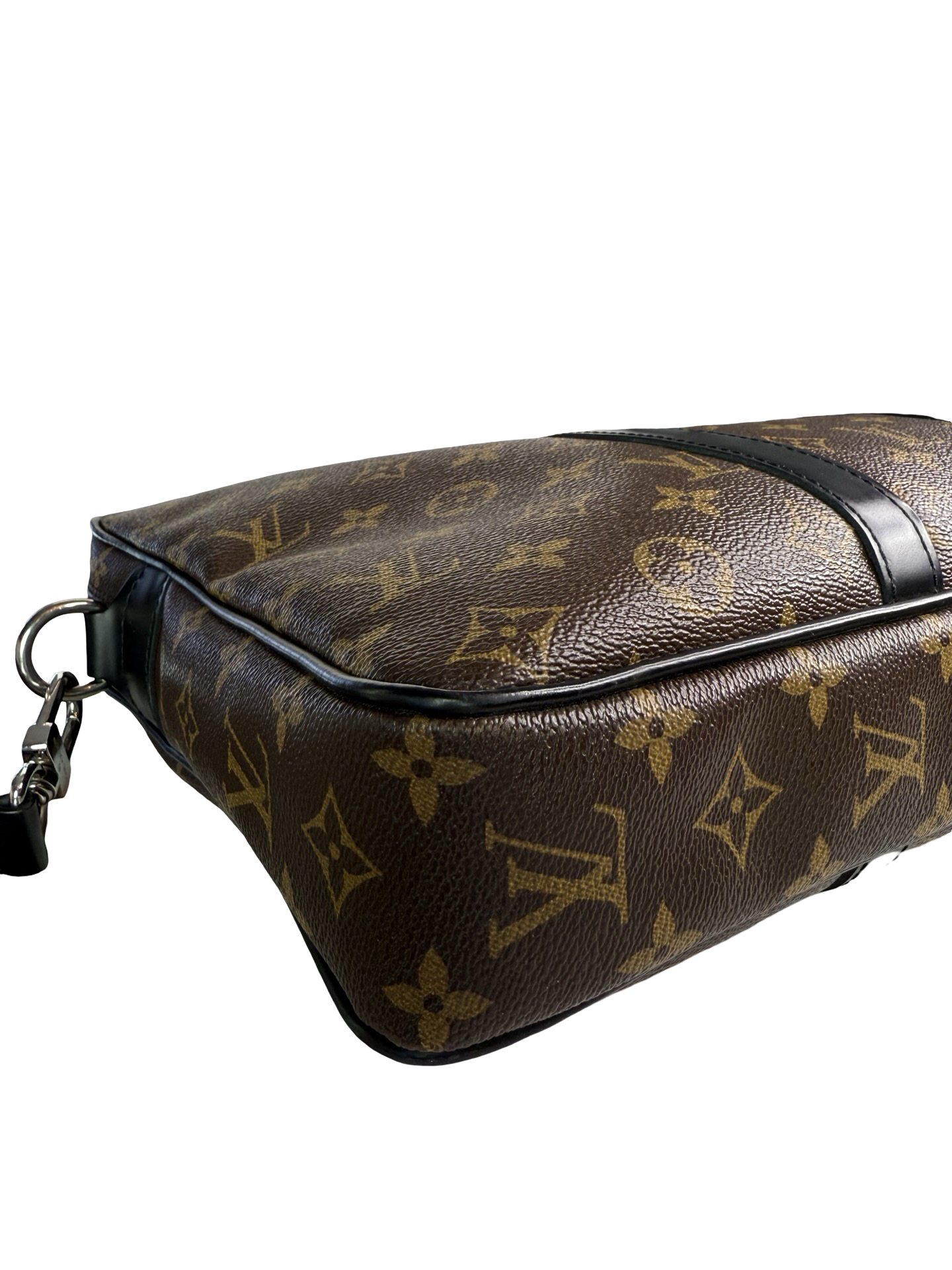 LOUIS VUITTON LV Monogram Macassar Porte-Documents Voyage PM Briefcase Bag
