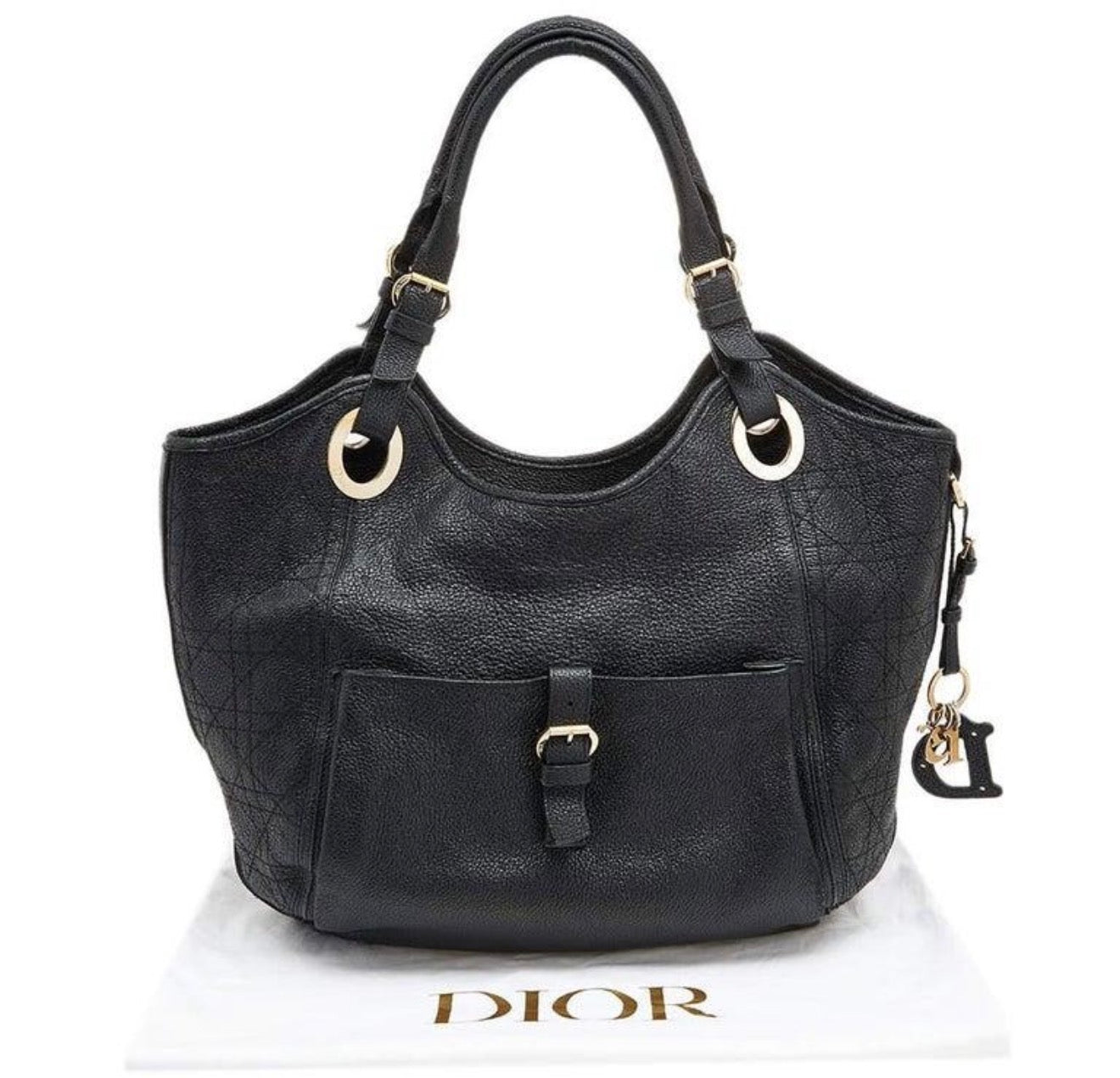 DIOR Cannage Bee Hobo / Tote Bag