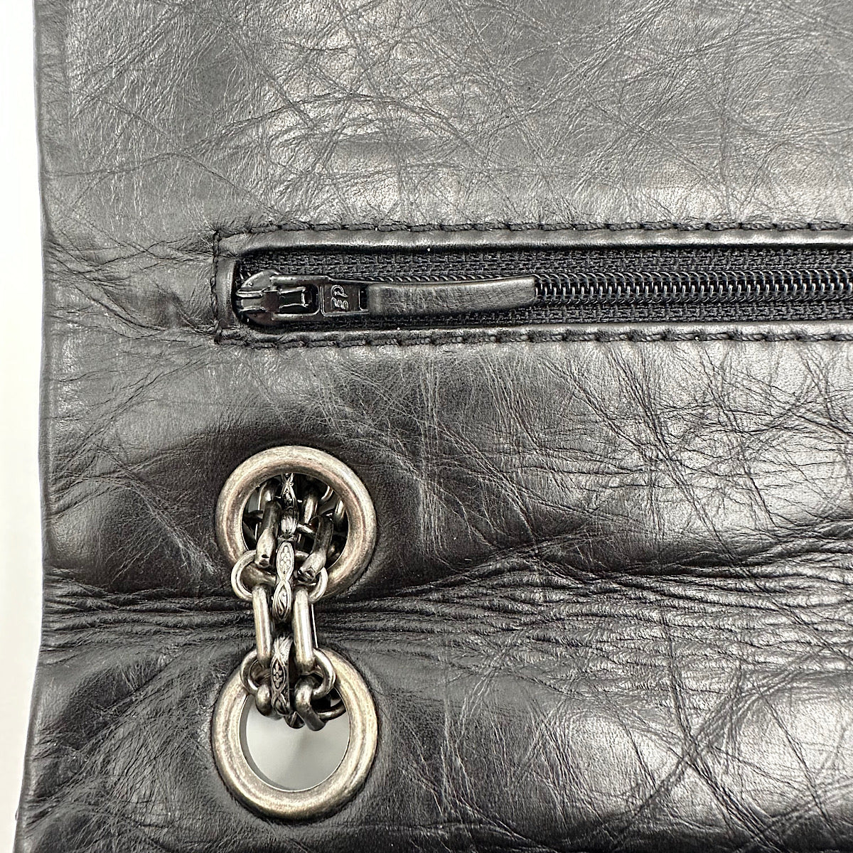 CHANEL 2.55 REISSUE LARGE DOUBLE FLAP BORDEAUX RED INTERIOR
