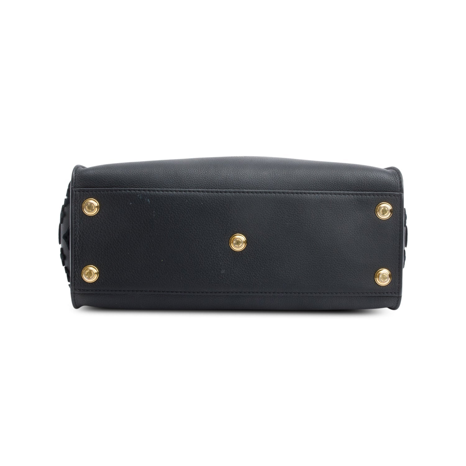 LOUIS VUITTON LV 2022 Black Calf Monogram Tufting On My Side MM