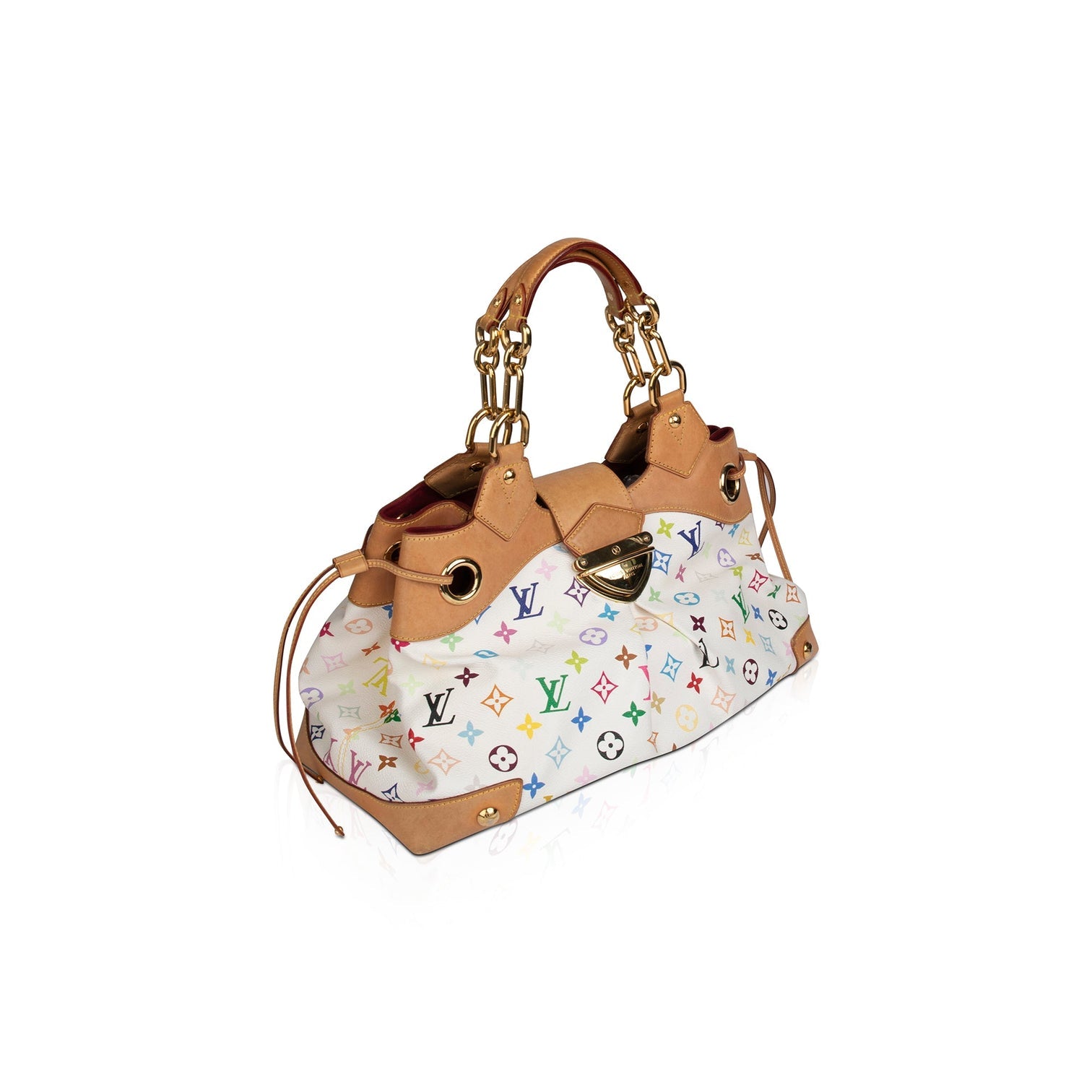 LOUIS VUITTON LV White Monogram Multicolore Ursula Bag