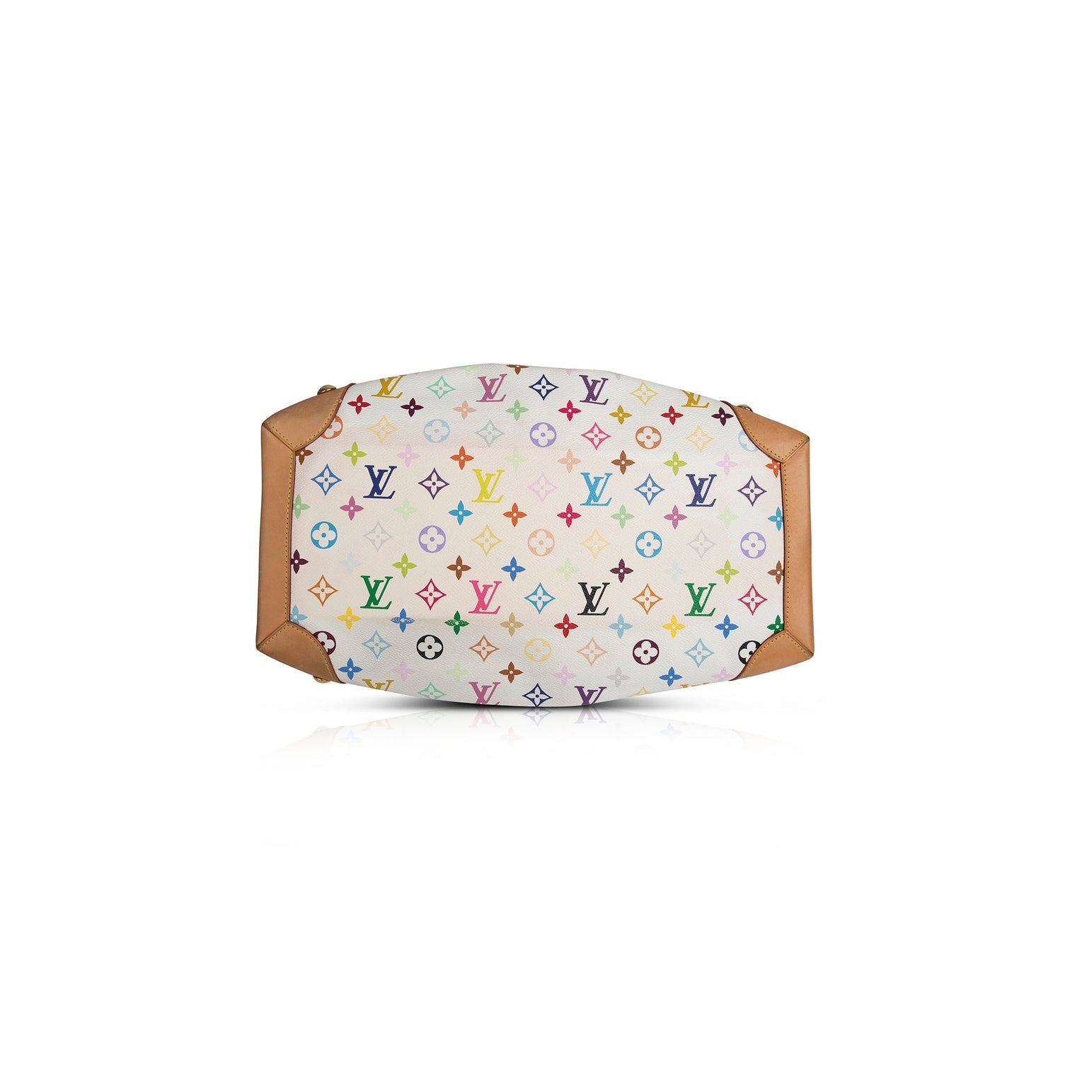 LOUIS VUITTON LV White Monogram Multicolore Ursula Bag
