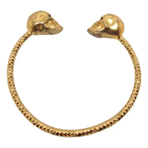 Alexander McQueen Twin Skull bracelet