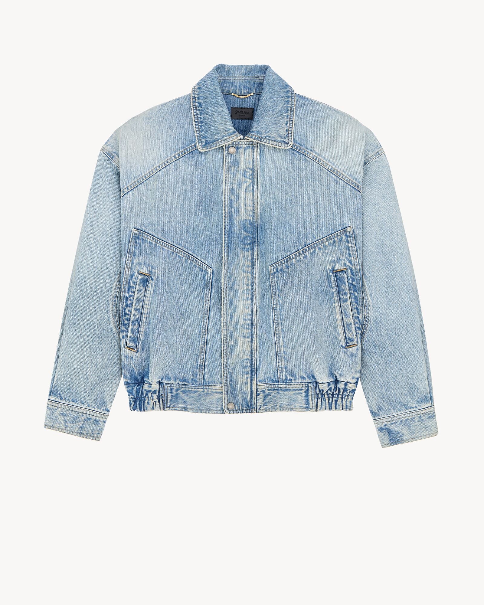 SAINT LAURENT YSL Oversized Denim Jacket