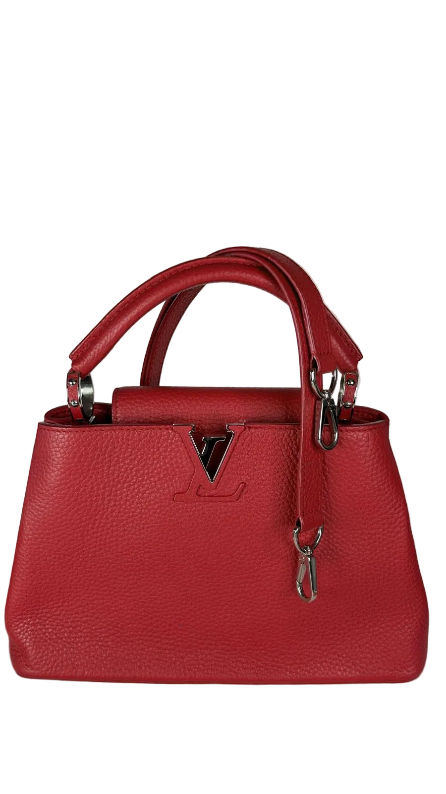 LOUIS VUITTON LV Taurillon Capucines PM