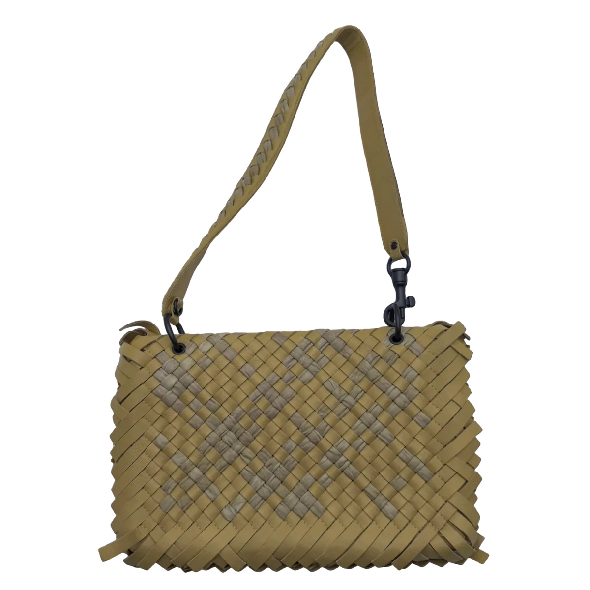 BOTTEGA VENETA Intrecciato Woven Leather Shoulder Bag