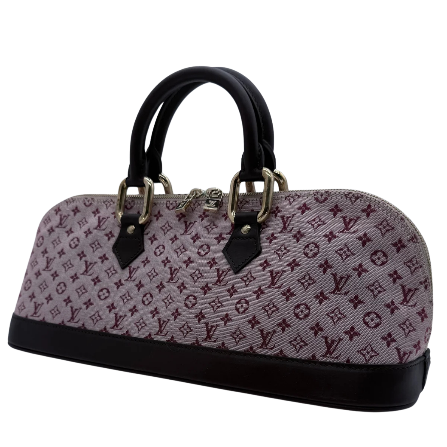 Louis Vuitton Monogram Mini Lin Alma Long Satchel 2002 – Red