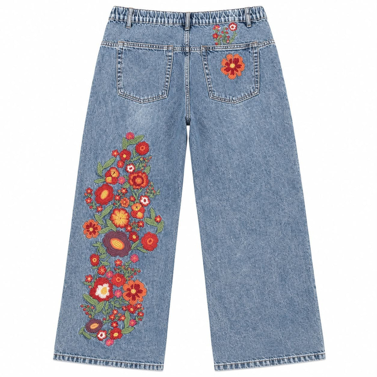 We The Free Willow Floral Embroidered Jeans