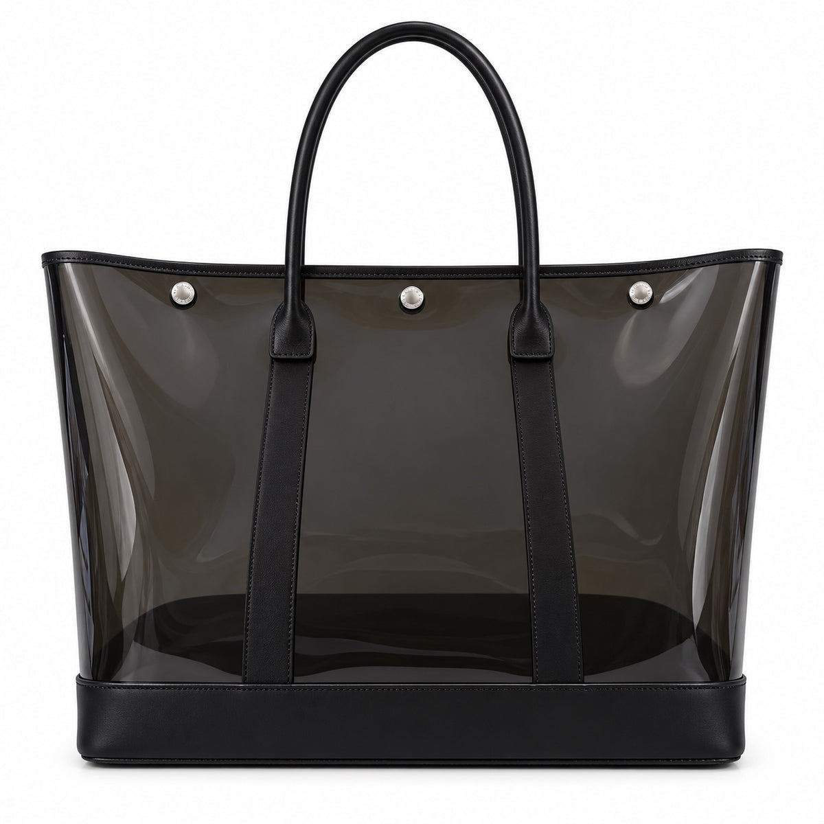 YSL BO SEVERINE E_VINILE GRIGIO FUME'/NERO Tote Bag
