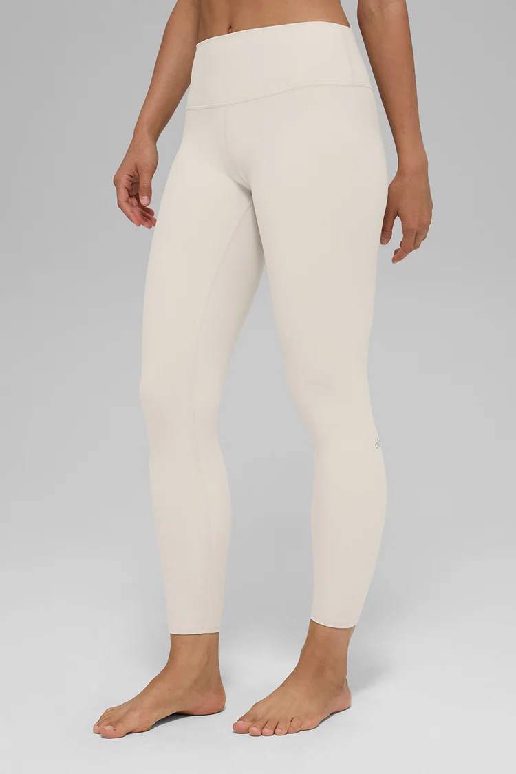 Alo Yoga 7/8 High-Waist Airbrush Legging – White | New With Tags