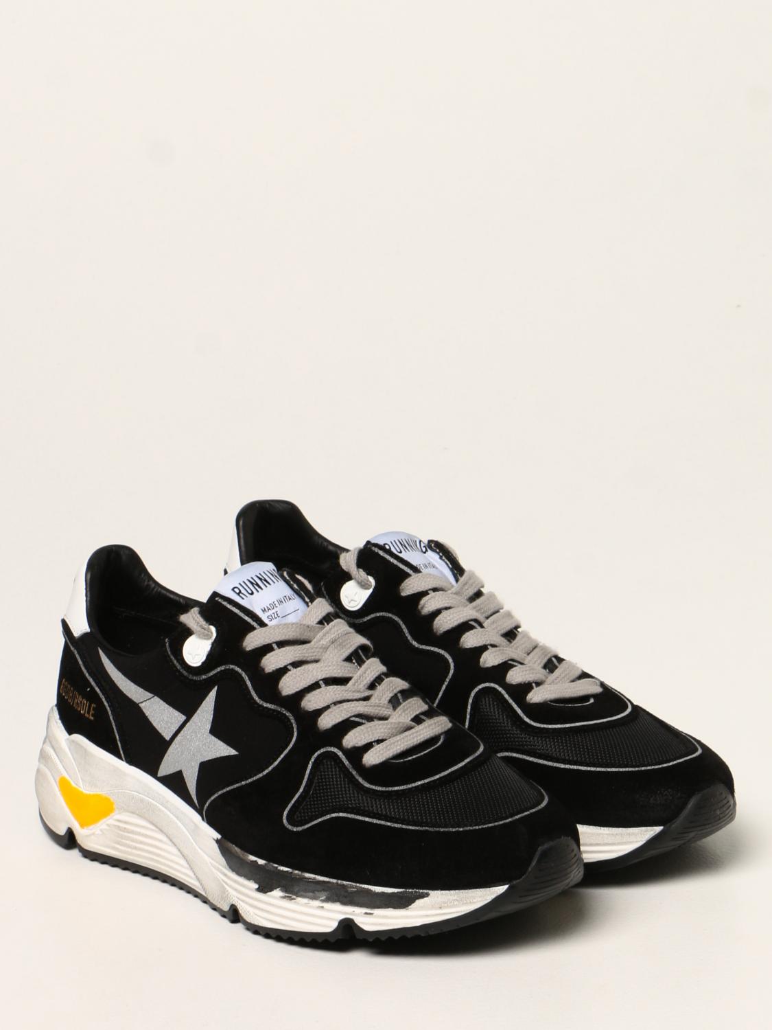 NEW GONDEN GOOSE RUNNING SOLE 'BLACK SILVER' sneakers