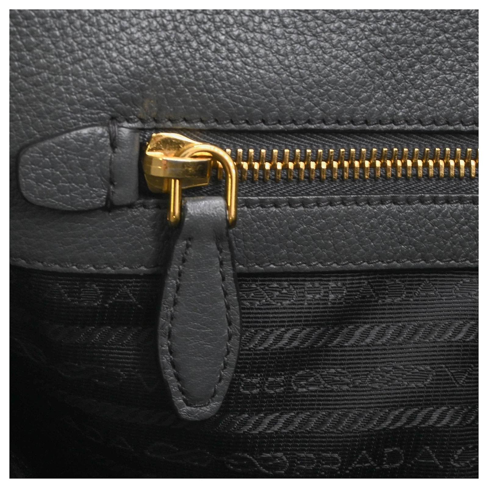 PRADA Vitello Daino Leather Tote