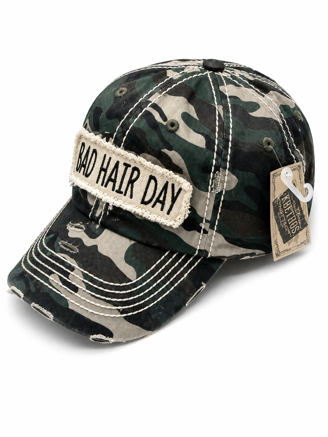 Bad Hair Day Ball Cap Camo