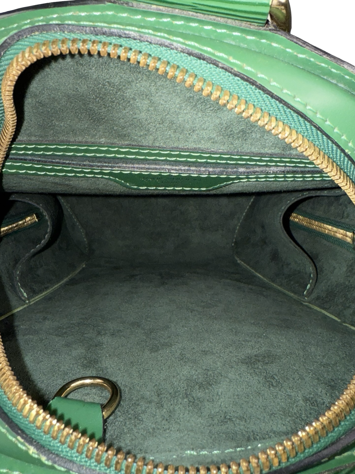 LOUIS VUITTON LV Epi Leather Mabillon Green Backpack