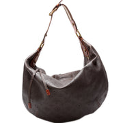 LOUIS VUITTON LV Mahina Leather Onatah GM hobo bag Aubergine (deep plum-purple) Monogram