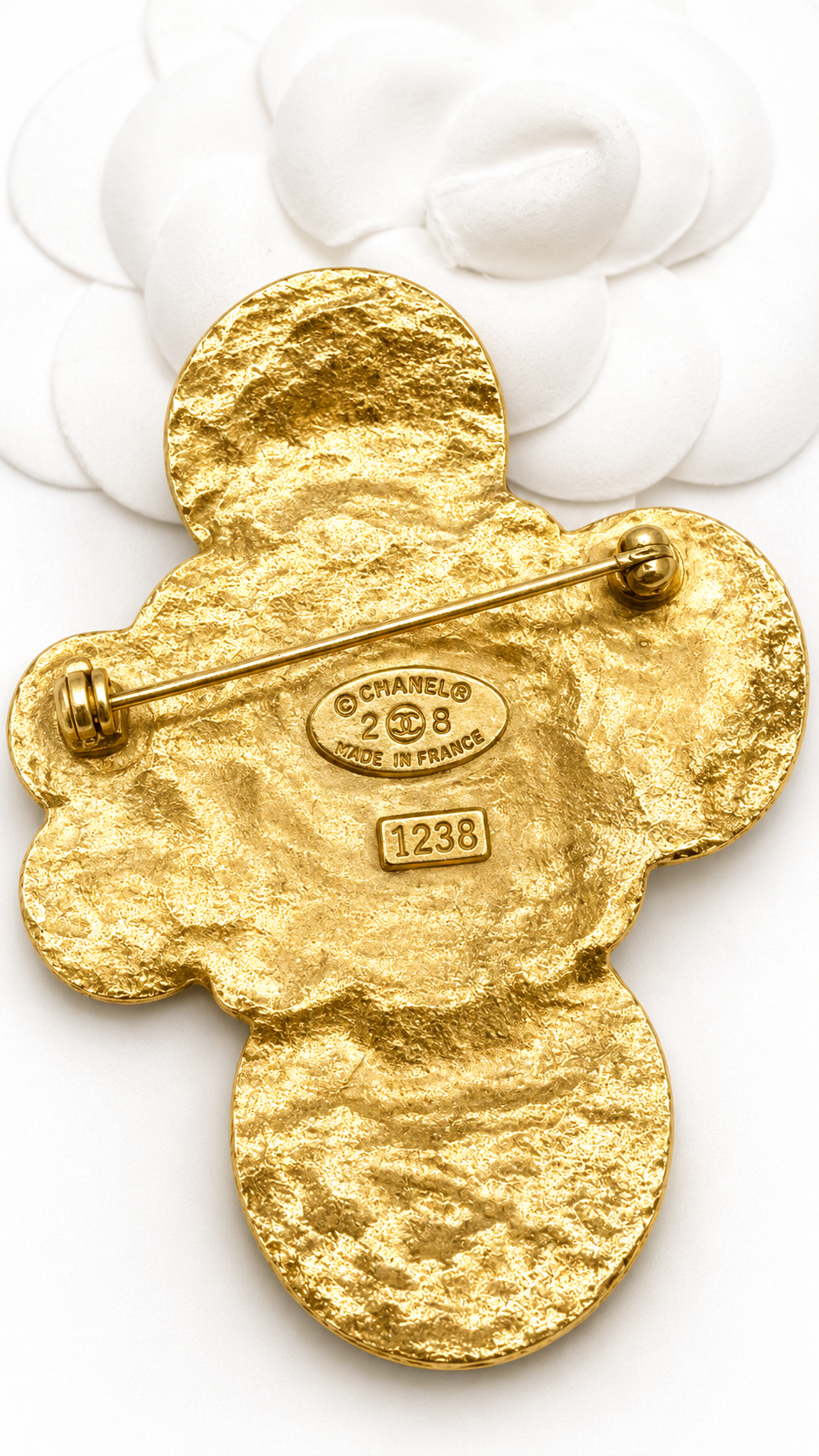 CHANEL VINTAGE CC CROSS BROOCH