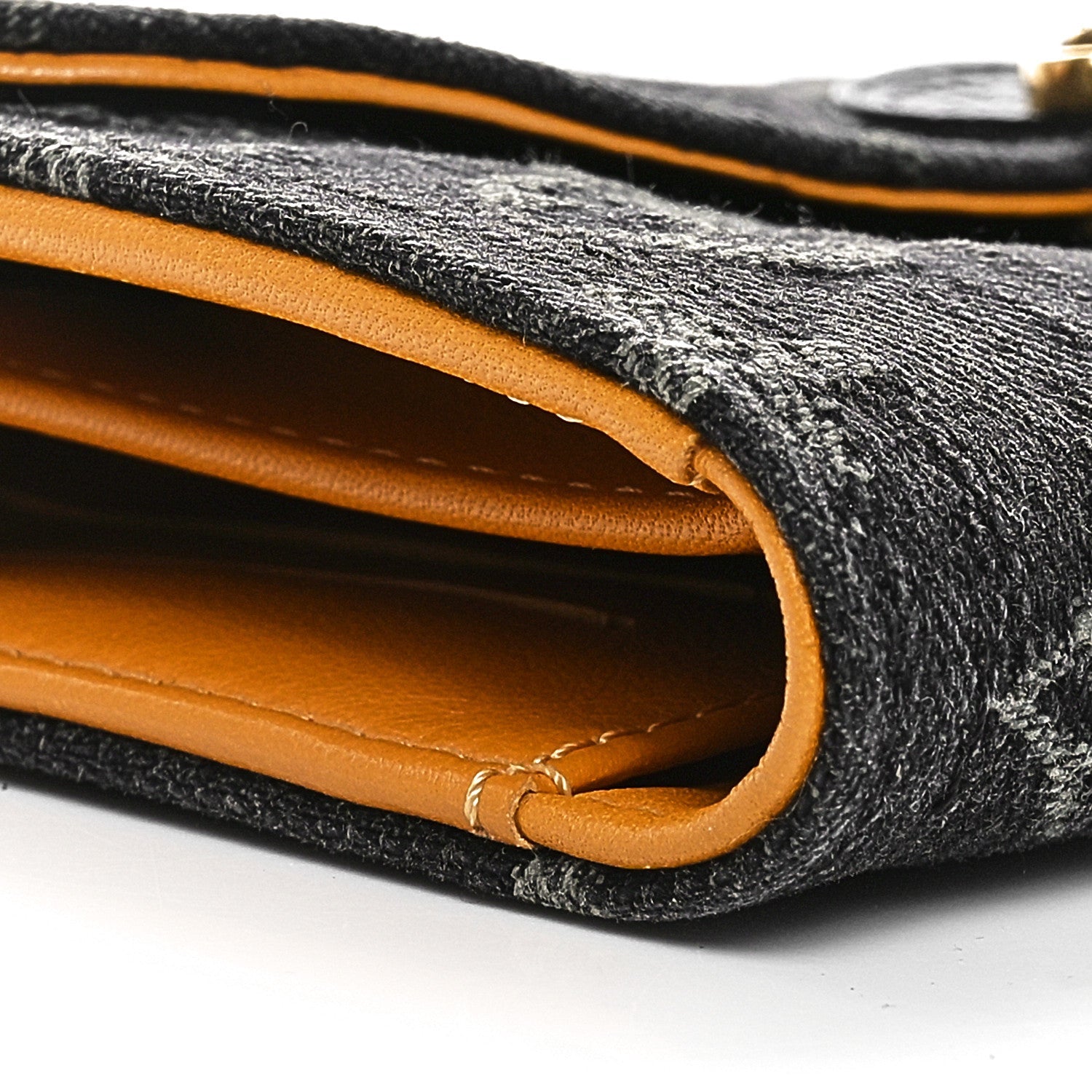 LOUIS VUITTON LV AMELIA DENIM WALLET BLACK