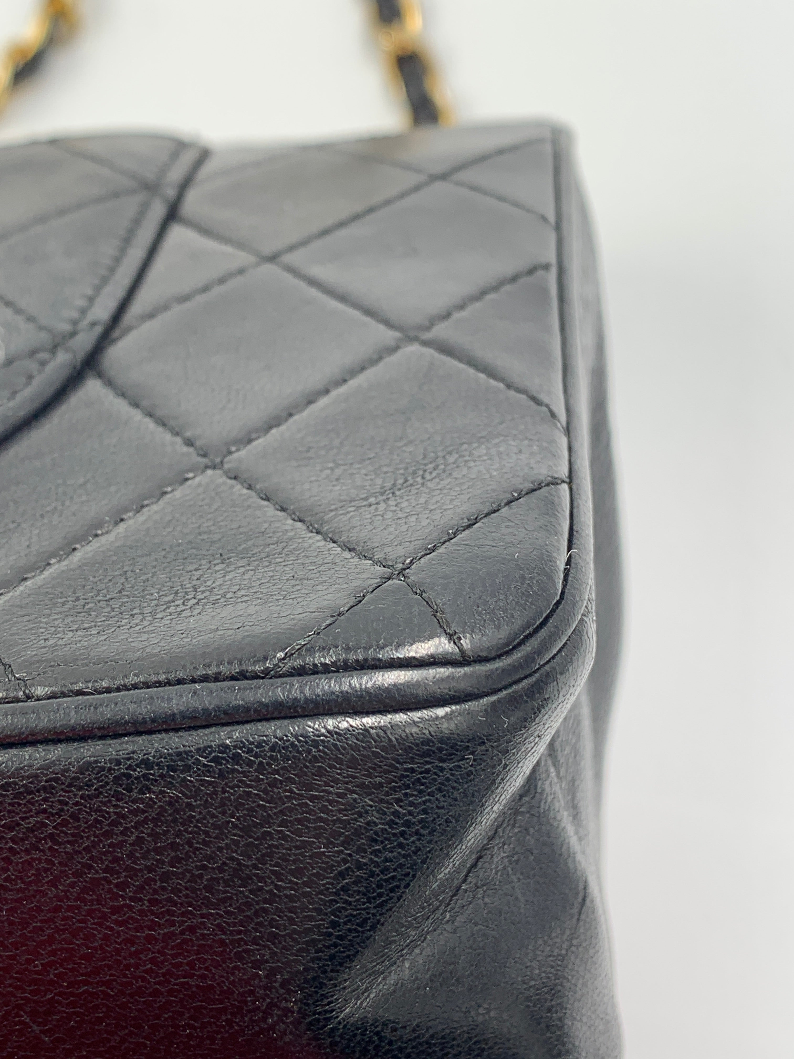 CHANEL MATELASSE TURN LOCK DOUBLE FLAP BLK ON BLCK GOLD HARDWARE