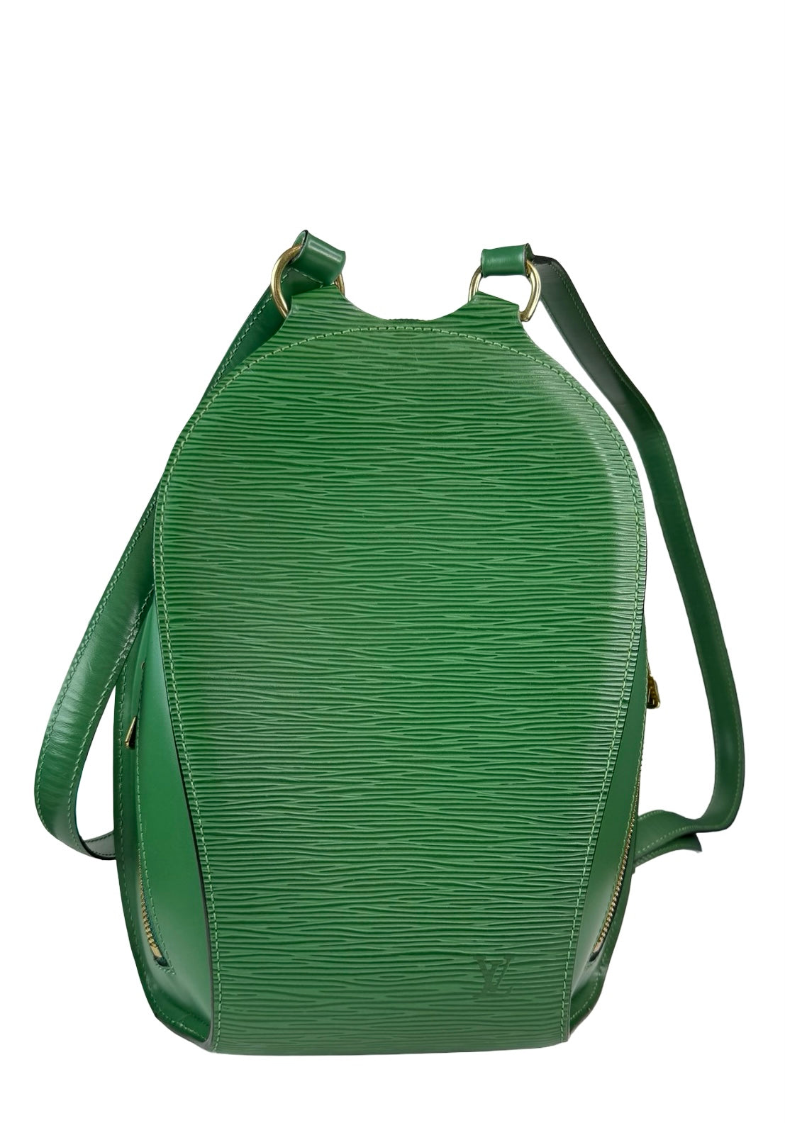 LOUIS VUITTON LV Epi Leather Mabillon Green Backpack