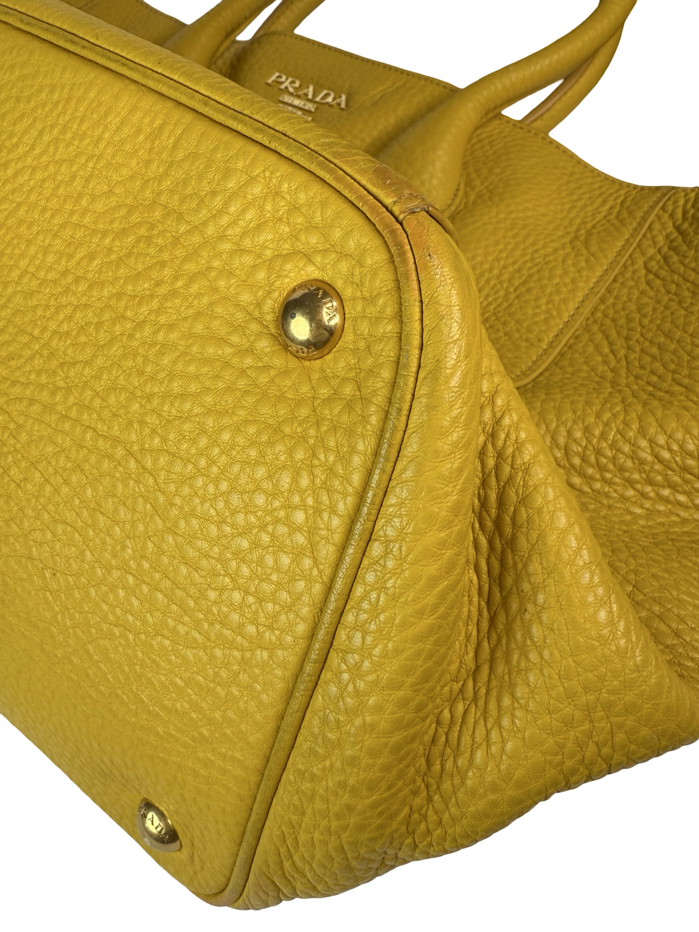 PRADA Vitello Danio Tote Mimosa