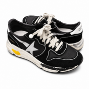NEW GONDEN GOOSE RUNNING SOLE 'BLACK SILVER' sneakers