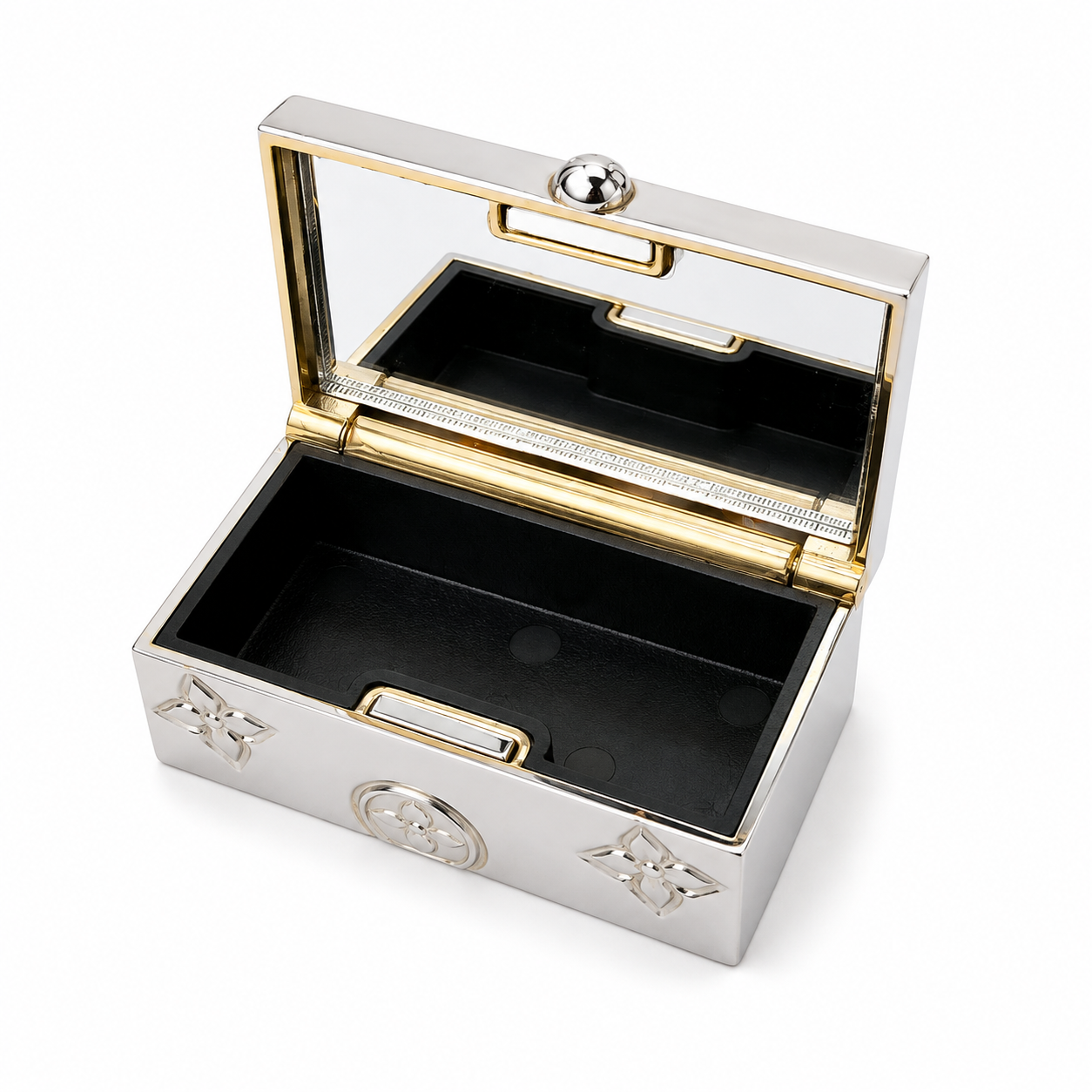 Louis Vuitton miniature mirrored pill box / trinket box