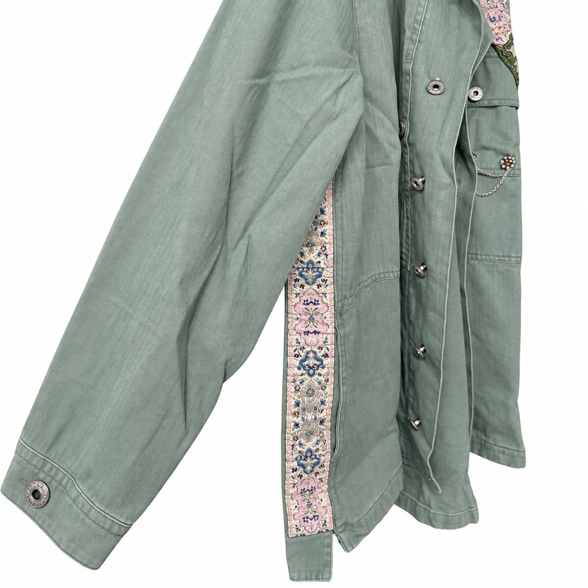 Aratta Grant sage embellished jacket