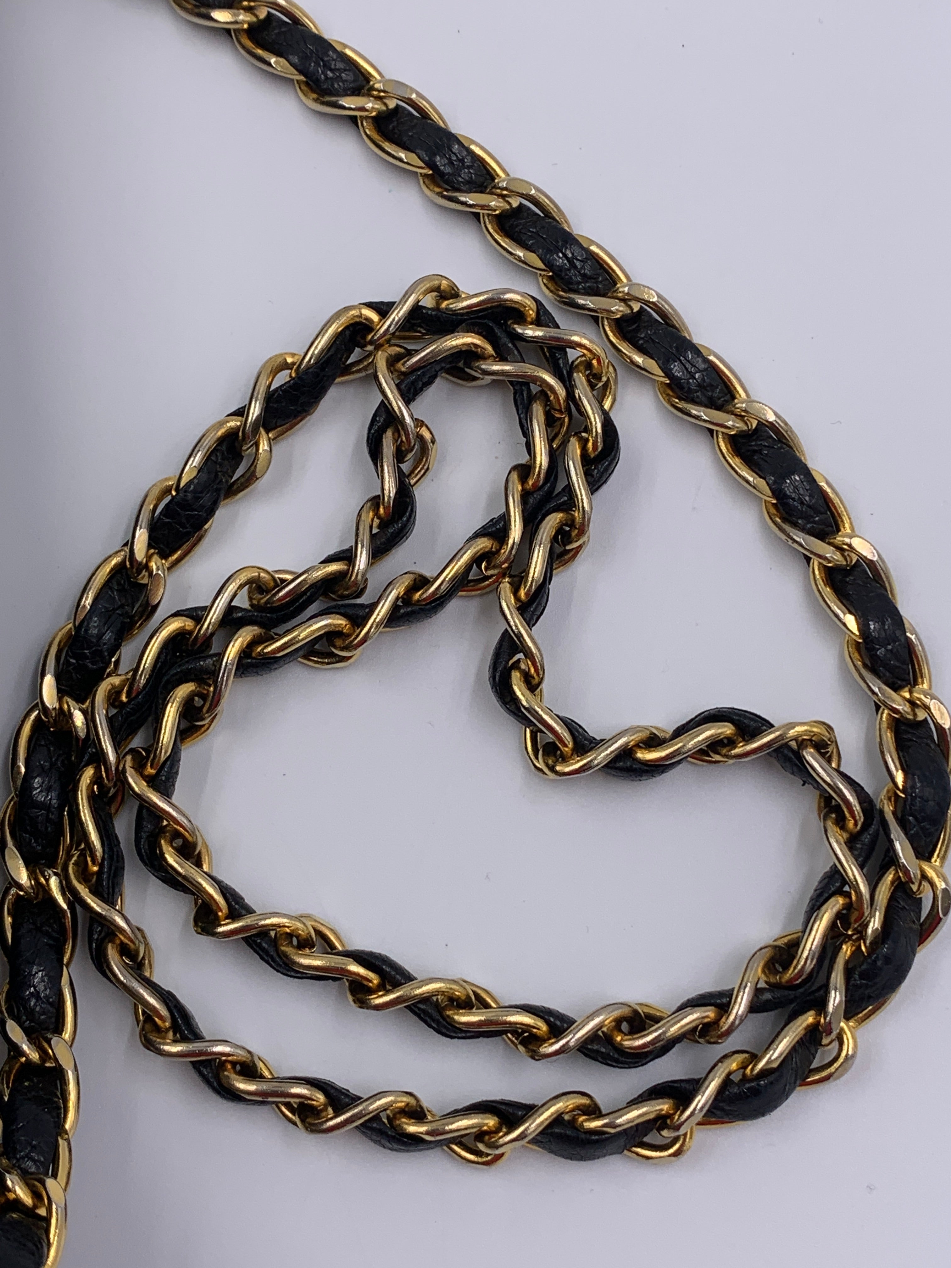 CHANEL MATELASSE TURN LOCK DOUBLE FLAP BLK ON BLCK GOLD HARDWARE