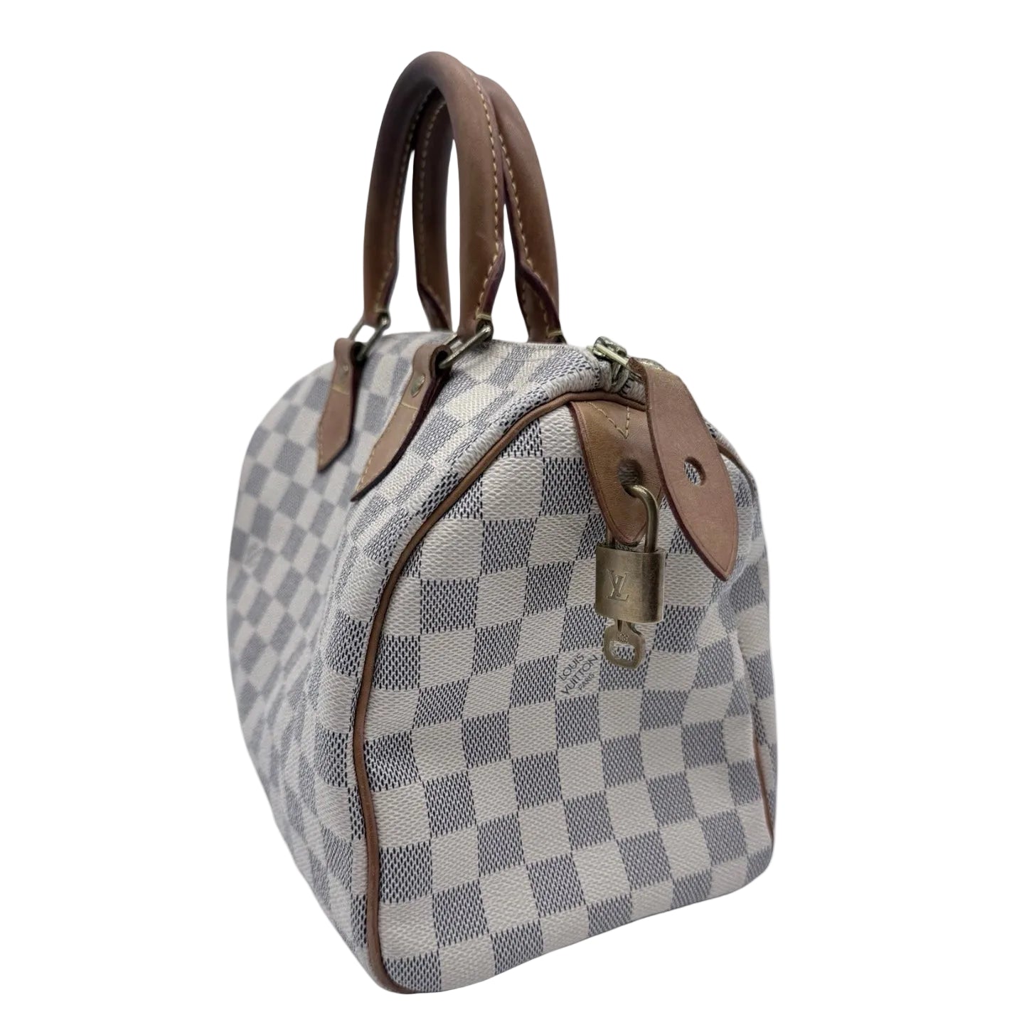 Authentic Louis Vuitton Speedy 25 Damier Azur Handbag