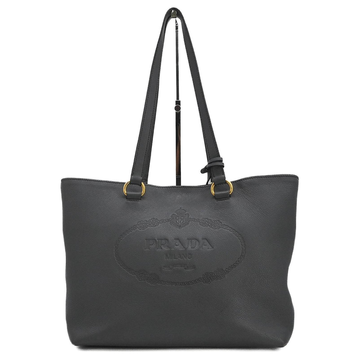 PRADA Vitello Daino Leather Tote