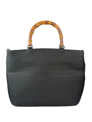 GUCCI Bamboo Handle Tote Bag Black