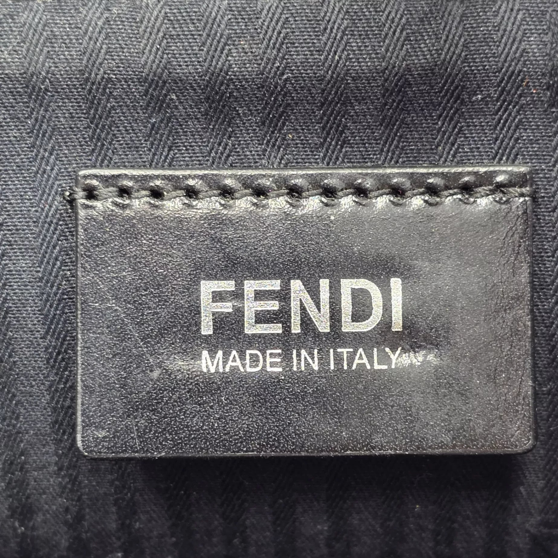 FENDI Multicolor Leather Mini Geometric 2jours Tote