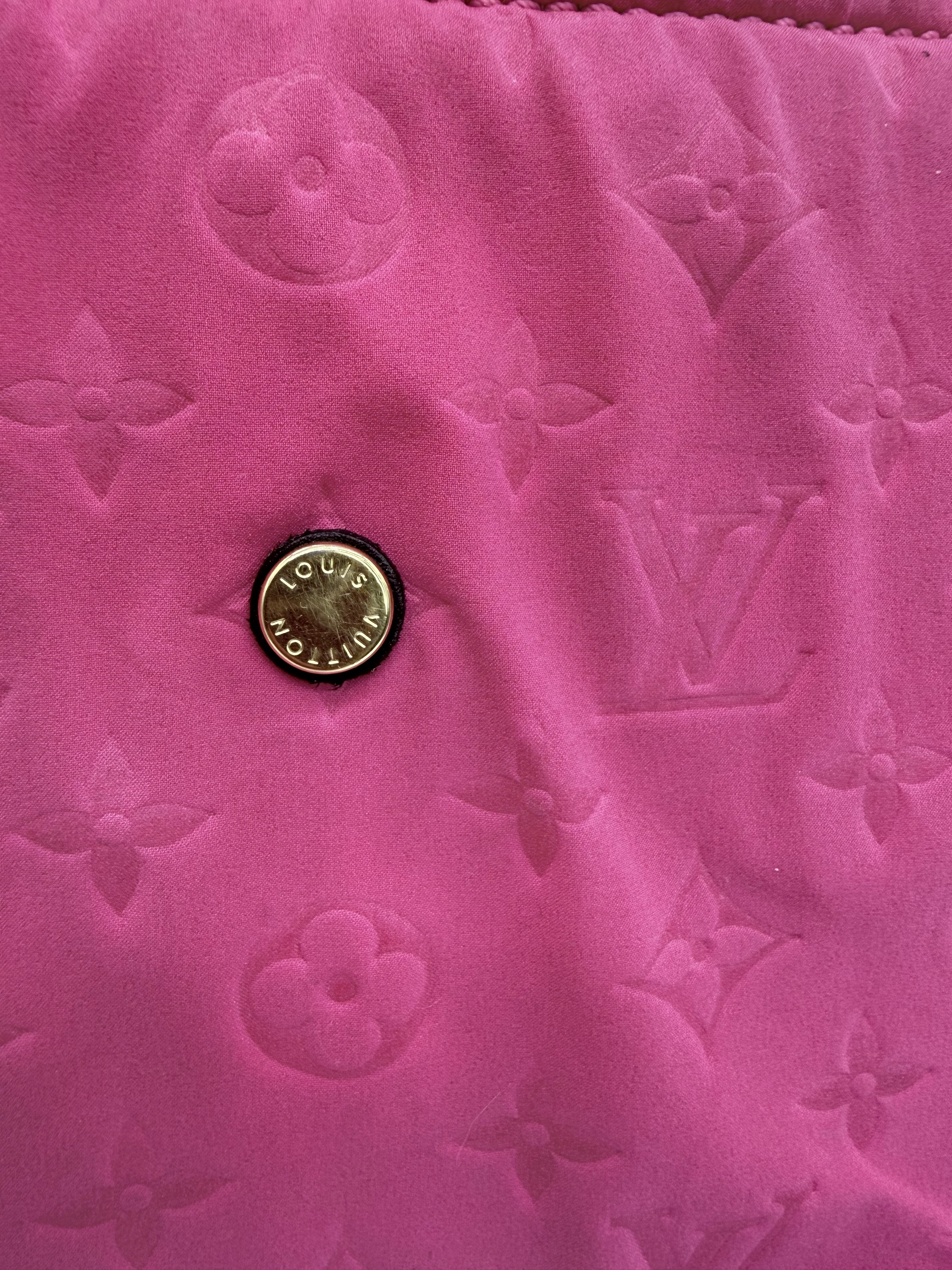 Louis Vuitton Monogram Embossed Nylon Cabas Tote – Pink