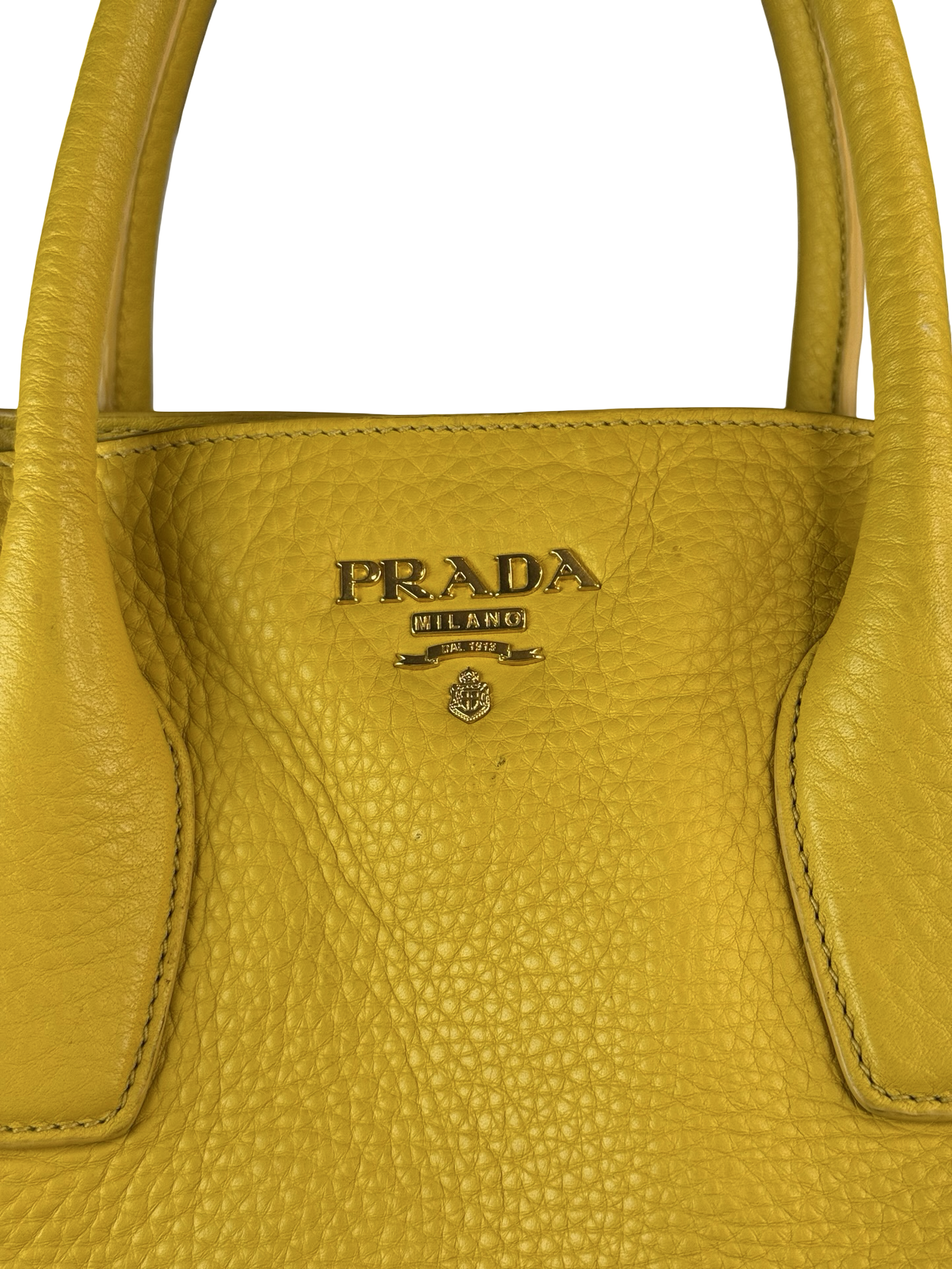 PRADA Vitello Danio Tote Mimosa