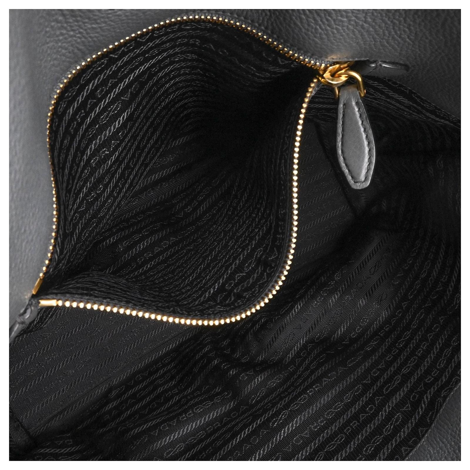 PRADA Vitello Daino Leather Tote