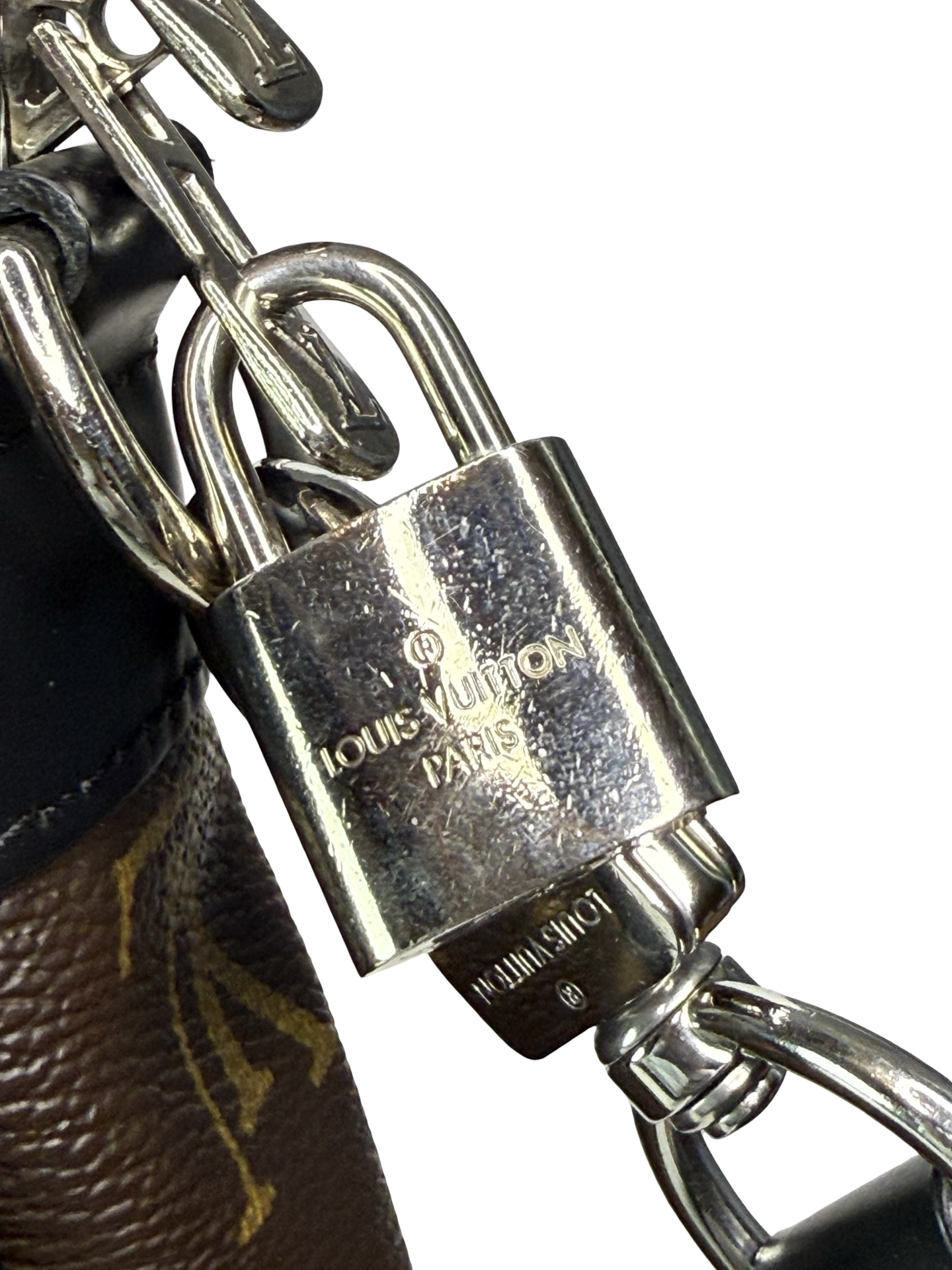 LOUIS VUITTON LV Monogram Macassar Porte-Documents Voyage PM Briefcase Bag