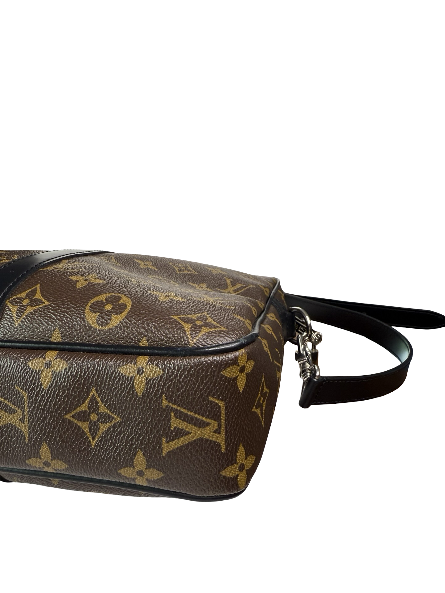 LOUIS VUITTON LV Monogram Macassar Porte-Documents Voyage PM Briefcase Bag
