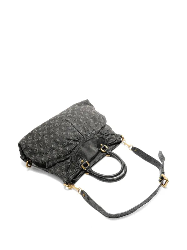 LOUIS VUITTON LV MONOGRAM DENIM NEO CABBY BAG MM BLACK