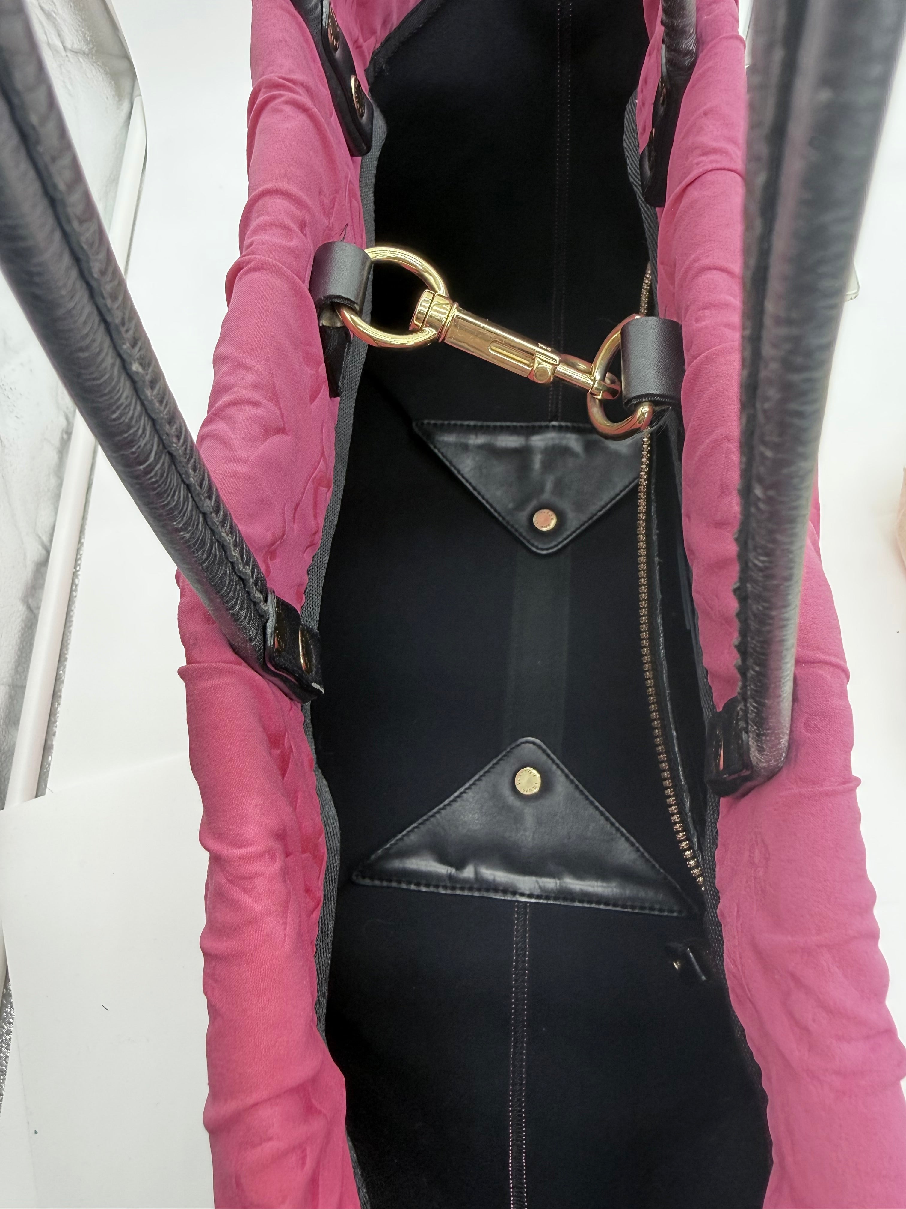 Louis Vuitton Monogram Embossed Nylon Cabas Tote – Pink